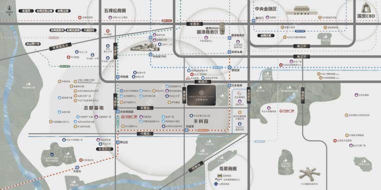 北京隅西颂区位图 北京隅西颂区位图