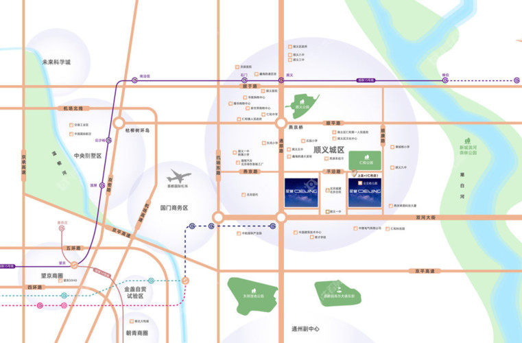 北京城建·星誉BEIJING区位图 北京城建·星誉BEIJING区位图