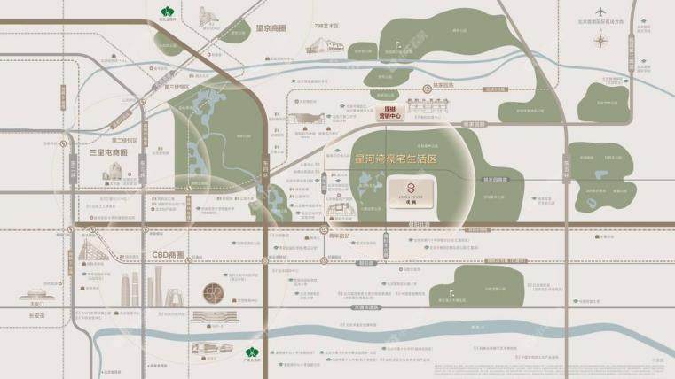 北京璞樾区位图 北京璞樾区位图