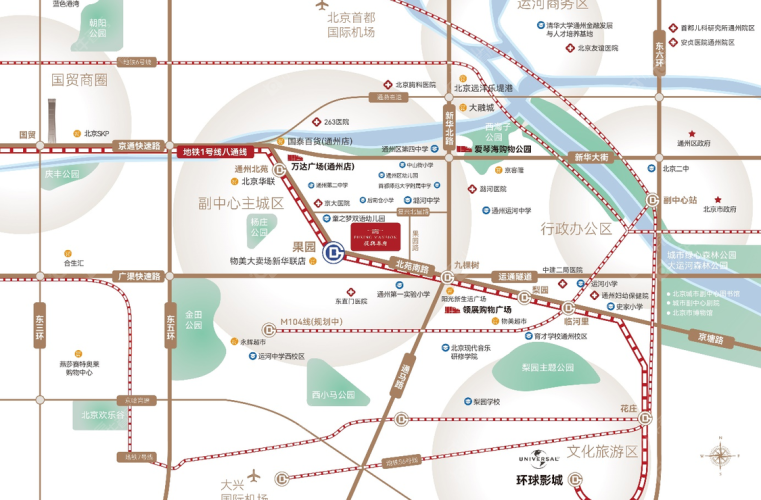 复兴华府区位图 复兴华府区位图