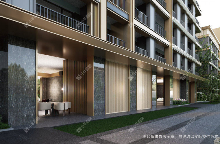 中铁建花语璟云效果图 