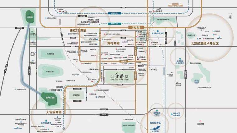北京兴创沐春墅区位图